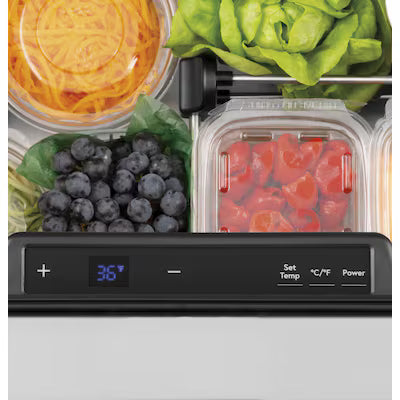 Cafe 5.7 cu. ft. Built-in Undercounter Dual-Drawer Refrigerator with Multi Purpose Storage Options in Stainless Steel
