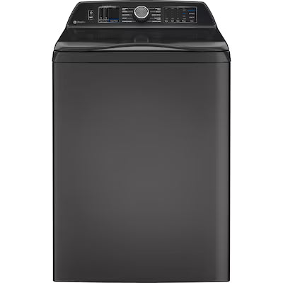 Profile 5.3 cu. ft. High-Efficiency Smart Top Load Washer in Diamond Gray with Agitator, Quiet Wash Balacing Technology