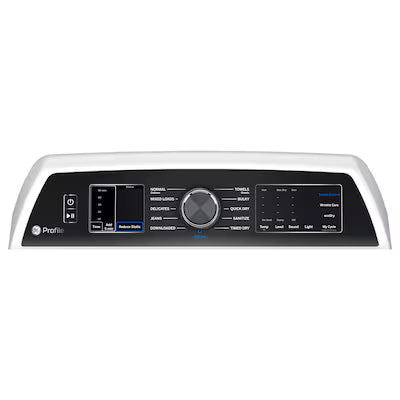 Profile 7.4 cu. ft. Smart Electric Dryer in White with Steam, Sanitize Cycle, and Sensor Dry, ENERGY STAR