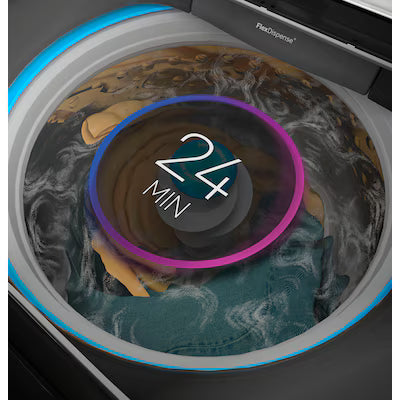 Profile 4.9 cu. ft. High-Efficiency Smart Top Load Washer in White with Agitator and Microban Technology, Energy Star