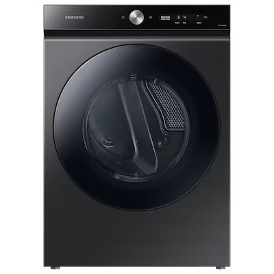 Bespoke 7.6 cu. ft. Ultra-Capacity Vented Smart Electric Dryer in Brushed Black with Super Speed Dry and AI Smart Dial