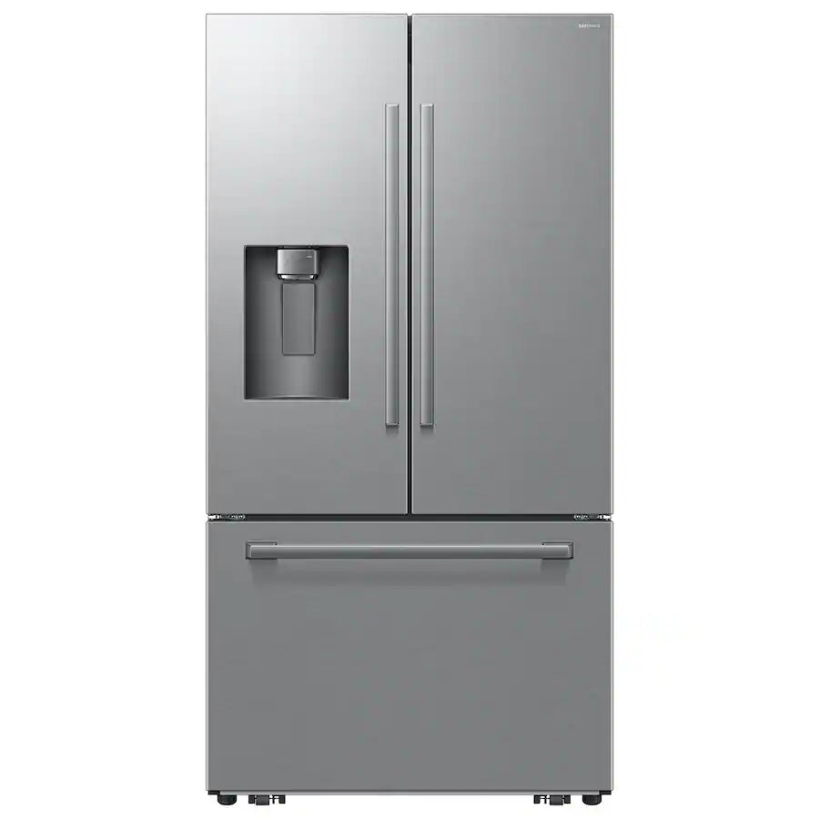 36 in. Wide Bespoke AI 29 cu. ft. 3-Door French Door Refrigerator with Zero Clearance Fit & Dual Auto Ice Maker - Stainless Steel