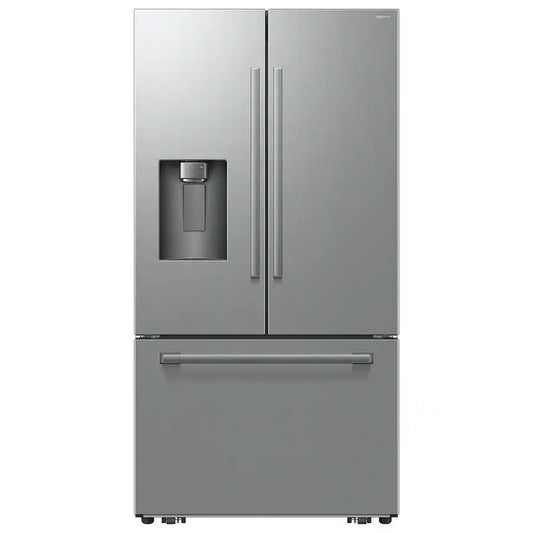 36 in. Wide Bespoke AI 29 cu. ft. 3-Door French Door Refrigerator with Zero Clearance Fit & Dual Auto Ice Maker - Stainless Steel