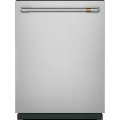 Cafe 24-in Top Control Built-in Dishwasher With Third Rack ( Stainless Steel with Brushed Stainless Handles ) ENERGY STAR, 42-Decibel Quietest Sound Level