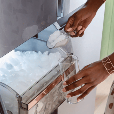 Cafe 36 in. W 28.3 cu. ft. Smart Quad-Door Bottom Freezer Refrigerator in Platinum Glass with Dual-Dispense AutoFill Pitcher