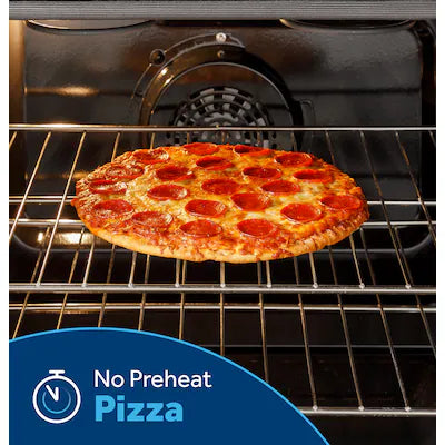 30 in. 5 Burner Element Smart Free-Standing Electric Range in Stainless w/EasyWash Oven Tray & No-Preheat Air Fry