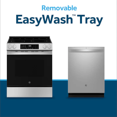 30 in. 5 Burner Element Smart Free-Standing Electric Range in Stainless w/EasyWash Oven Tray & No-Preheat Air Fry