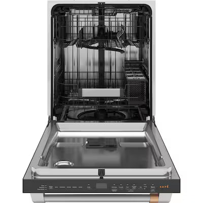 Cafe 24-in Top Control Built-in Dishwasher With Third Rack ( Stainless Steel with Brushed Stainless Handles ) ENERGY STAR, 42-Decibel Quietest Sound Level