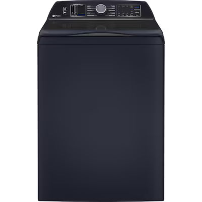 Profile 5.3 cu. ft. Top Load Washer in Sapphire Blue with Agitator, Adaptive SmartDispense and Built-In Wi-Fi by SmartHQ