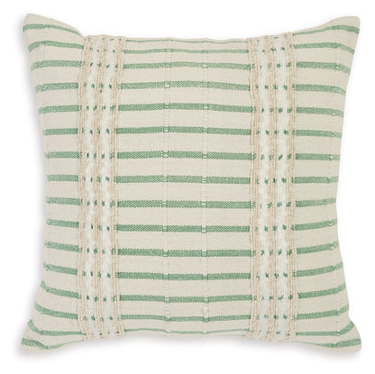 Rowton - Pillow (Set of 4) - White / Green