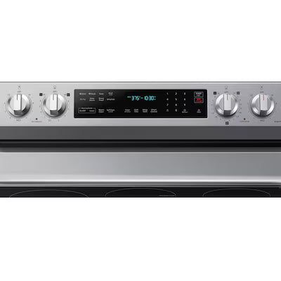 30 in. 5-Burner Element Smart Freestanding ENERGY STAR Certified Electric Range in Stainless Steel with Air Fry