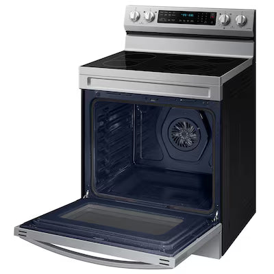 30 in. 5-Burner Element Smart Freestanding ENERGY STAR Certified Electric Range in Stainless Steel with Air Fry