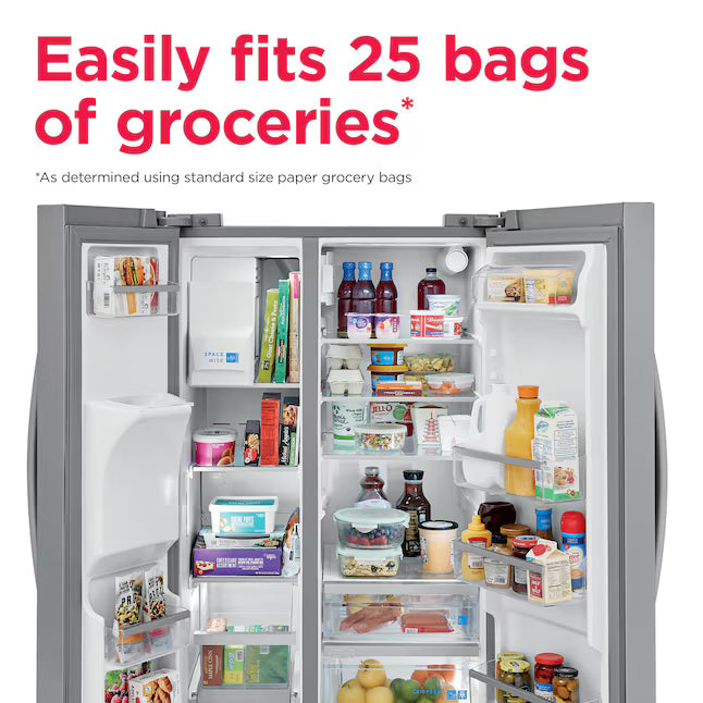 Gallery 26 Cu. Ft. 36" Standard-Depth Side-by-Side Refrigerator OUTLET
