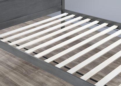 S093 - Twin / Full Bunk Bed - Antique Gray