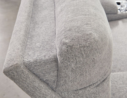 Acklen Place - Wide Seat Power Recliner - Pewter