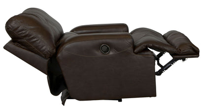 Wembley - Italian Leather Match Lay Flat Recliner - Chocolate