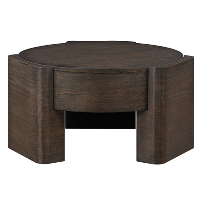 Salina - 3 Piece Round Occasional Set - Espresso