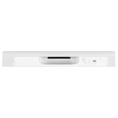 Lavavajillas empotrado GE Dry Boost de 24 pulgadas con control frontal (blanco), nivel de ruido estándar de 60 decibeles