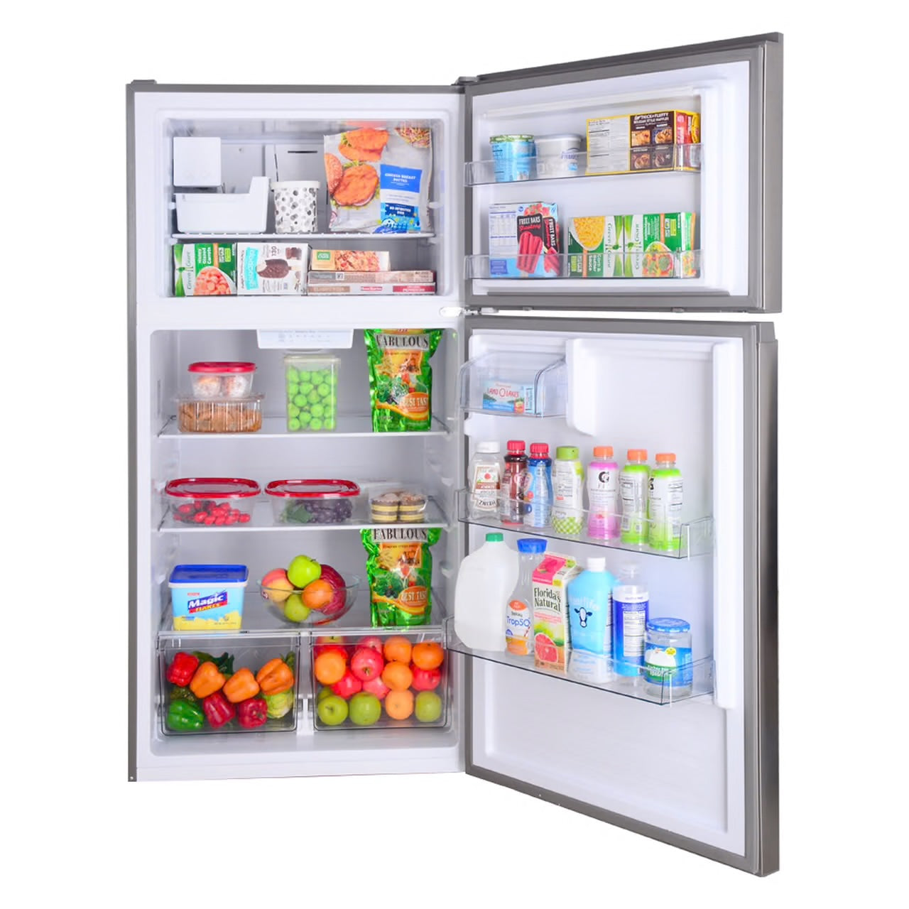 18.1 cu. ft. Top Freezer Refrigerator with Icemaker Stainless Steel w/Fingerprint Resistance