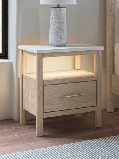 Cadmori - One Drawer Night Stand - Two-Tone