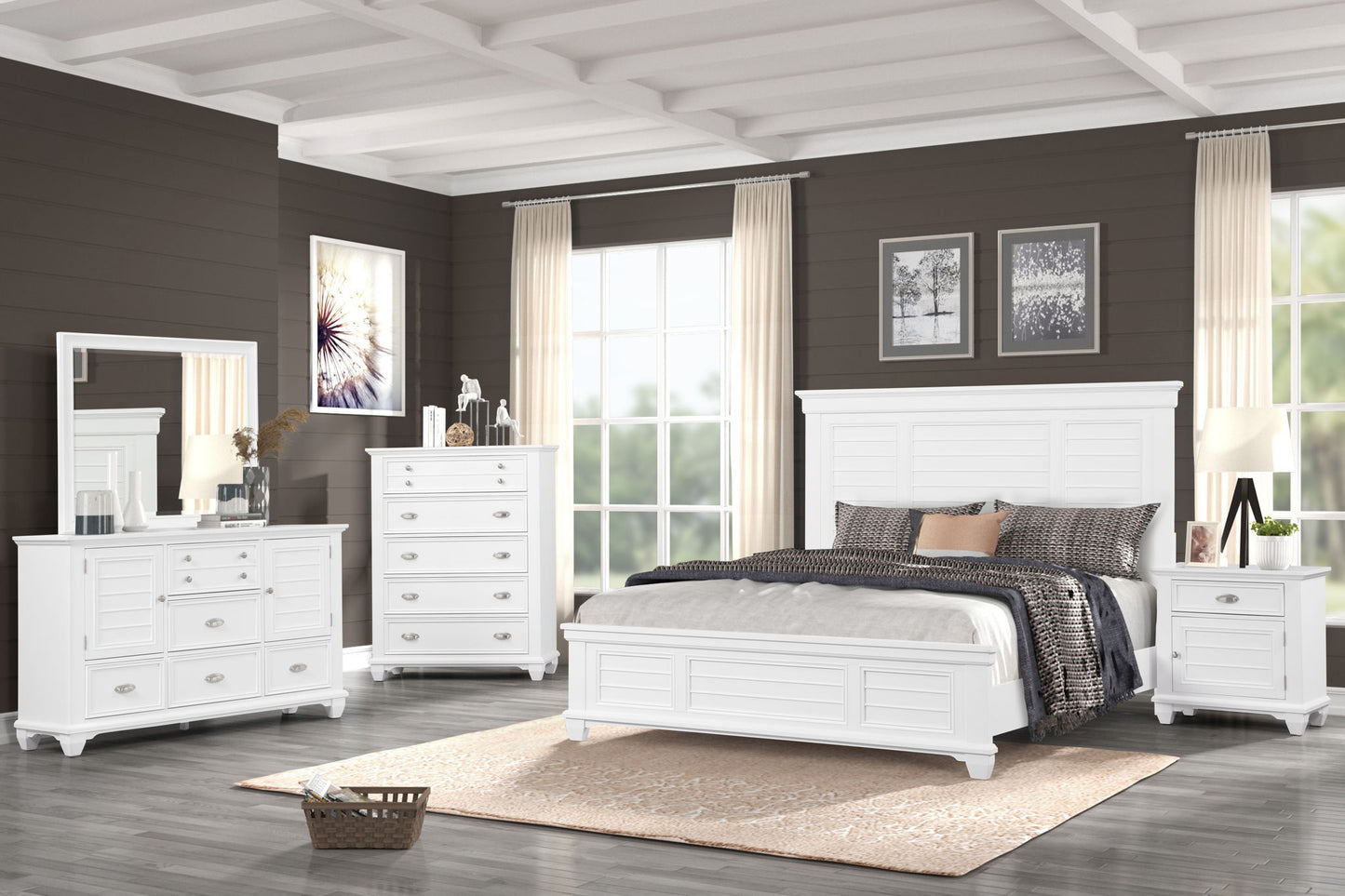Jamestown - Door Chest - White