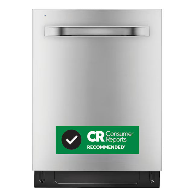 24-in Top Control Built-in Dishwasher ( Stainless Steel ) With Third Rack, 47-Decibel