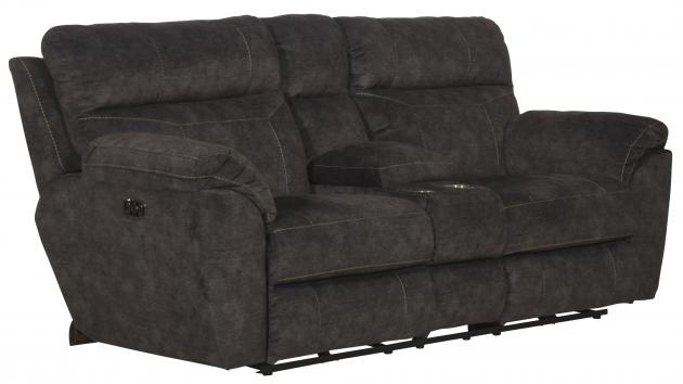 Sedona Triple Power Reclining Console Loveseat