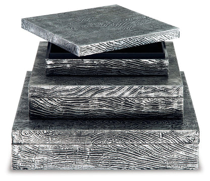 Keldy - Box Set (Set of 3) - Antique Pewter Finish