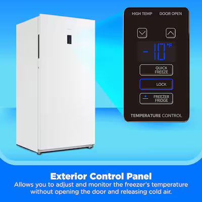 Digital Control Convertible 17-cu ft Garage Ready Frost-free Upright Freezer