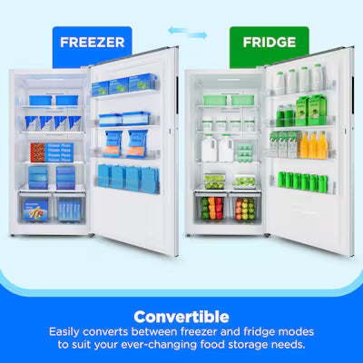 Digital Control Convertible 17-cu ft Garage Ready Frost-free Upright Freezer