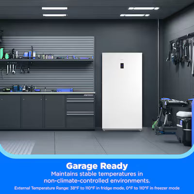 Digital Control Convertible 17-cu ft Garage Ready Frost-free Upright Freezer