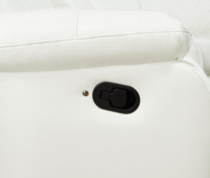 U64 - Motion 3 Piece Sectional With Bluetooth Speaker - White - Blue