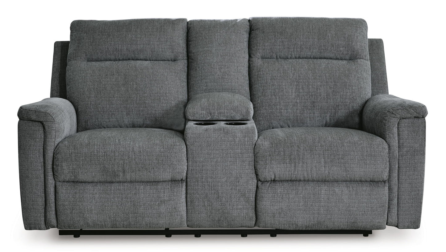 Barnsana - Dbl Power Reclining Loveseat With Console