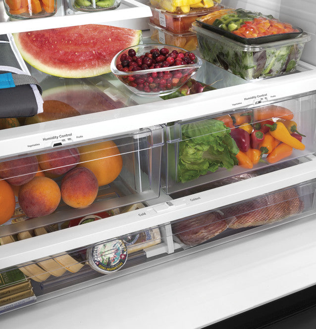 25.6 cu. ft. French Door Refrigerator in White, ENERGY STAR