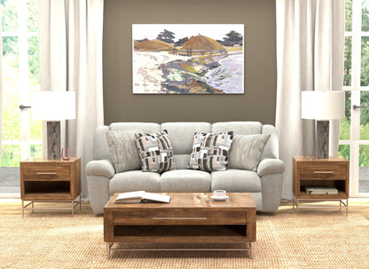 Trifecta - Sofa With 3 Recliners and Drop Down Table