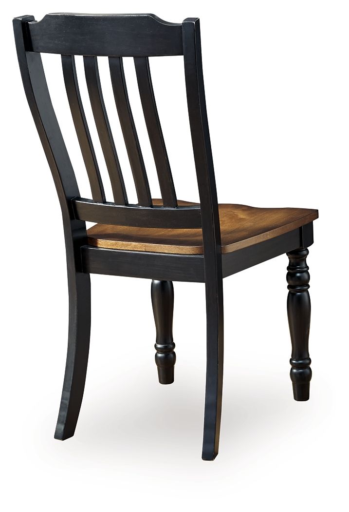 Clorazi - Dining Room Side Chair (Set of 2) - Black / Brown