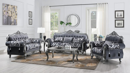 U206 - Traditional Chair - Gray