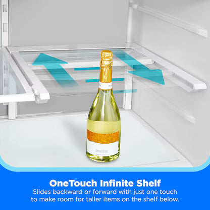OneTouch Autofill 28.9-cu ft 3 -Door 36-in Wide with Dual Ice Maker ( Stainless steel ) ENERGY STAR Certified