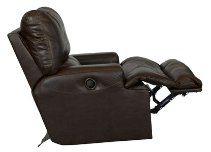 Wembley - Italian Leather Match Lay Flat Recliner - Chocolate