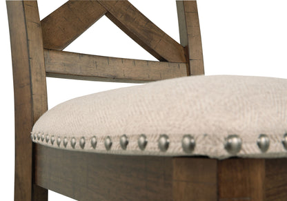Moriville - Upholstered Barstool (Set of 2) - Beige