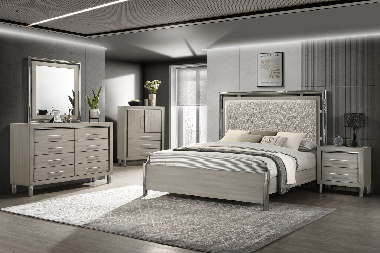 Lennox - Mirror - Gray