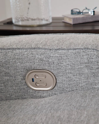 Biscoe Next-Gen Nuvella™ Next-Gen Nuvella™ Performance Fabric Dual Power Recliner