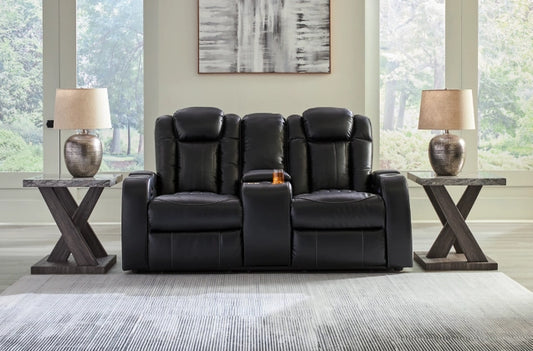 Caveman Den Power Reclining Console Loveseat