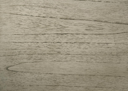 D070 - Oak Rectangular Dining Table With Marble Top - Golden Sand