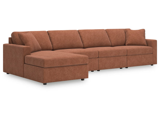 Modmax Next-Gen Nuvella™ Performance Fabric 4-Piece Sectional with Chaise