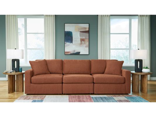 Modmax 3-Piece Modular Next-Gen Nuvella™ Performance Fabric Sofa