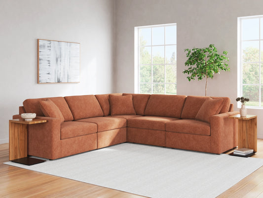 Modmax 5-Piece Next-Gen Nuvella™ Performance Fabric Modular Sectional