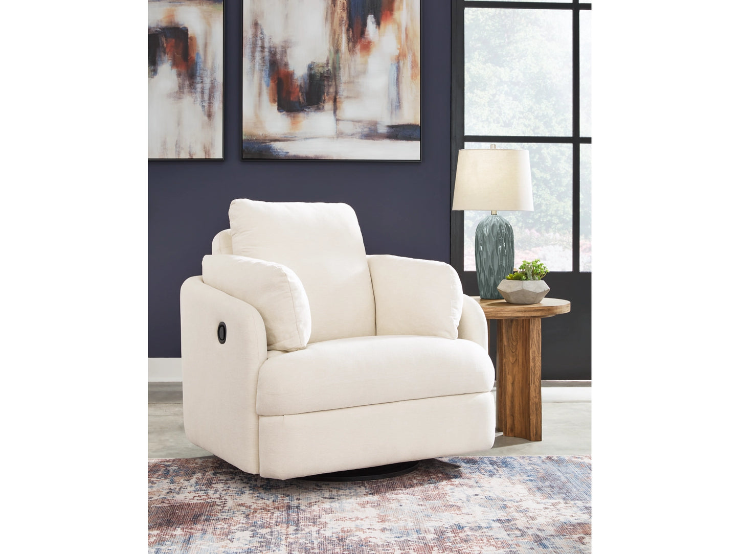 Modmax Next-Gen Nuvella™ Performance Fabric Swivel Glider Recliner