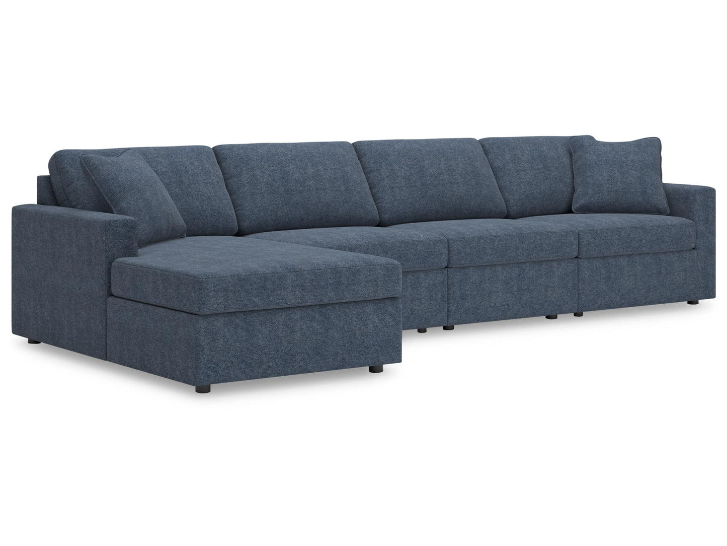 Modmax Next-Gen Nuvella™ Performance Fabric 4-Piece Sectional with Chaise
