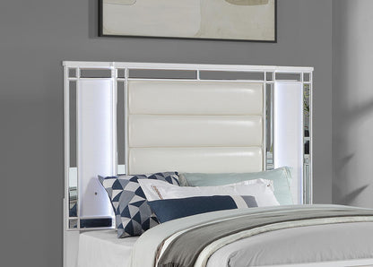 B224 - Upholstered Bed With LED Light